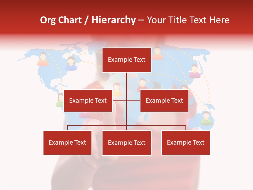 Man Friend Button PowerPoint Template