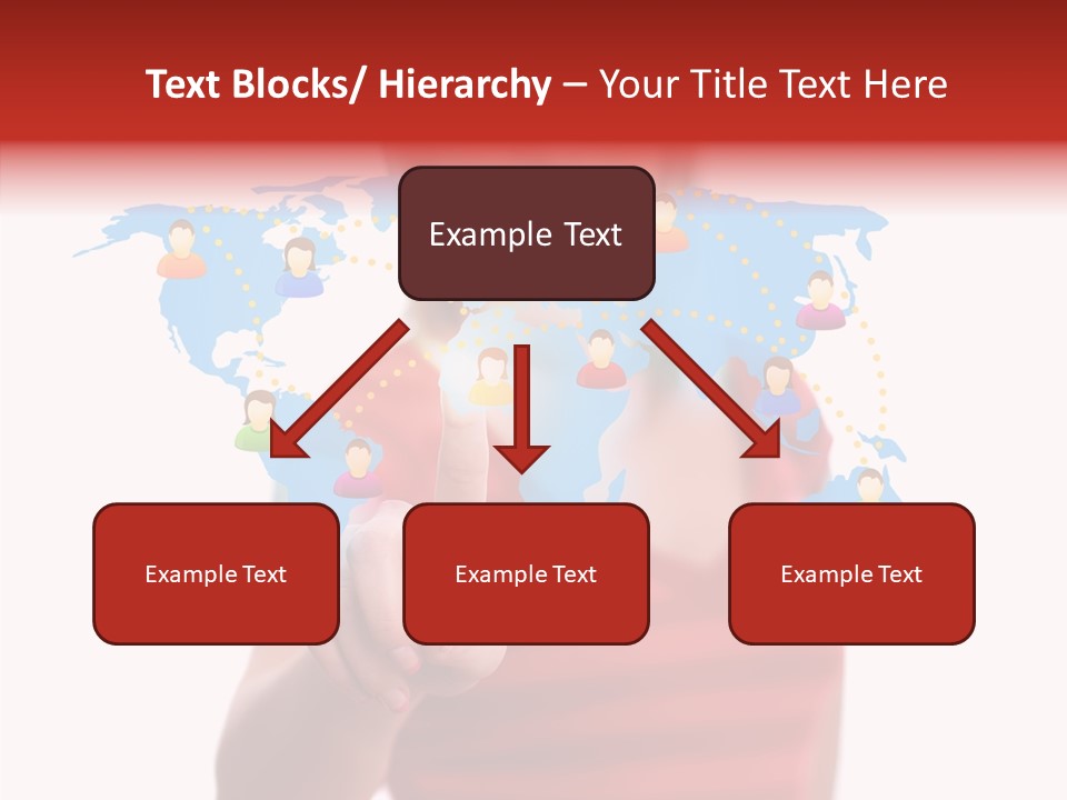 Man Friend Button PowerPoint Template