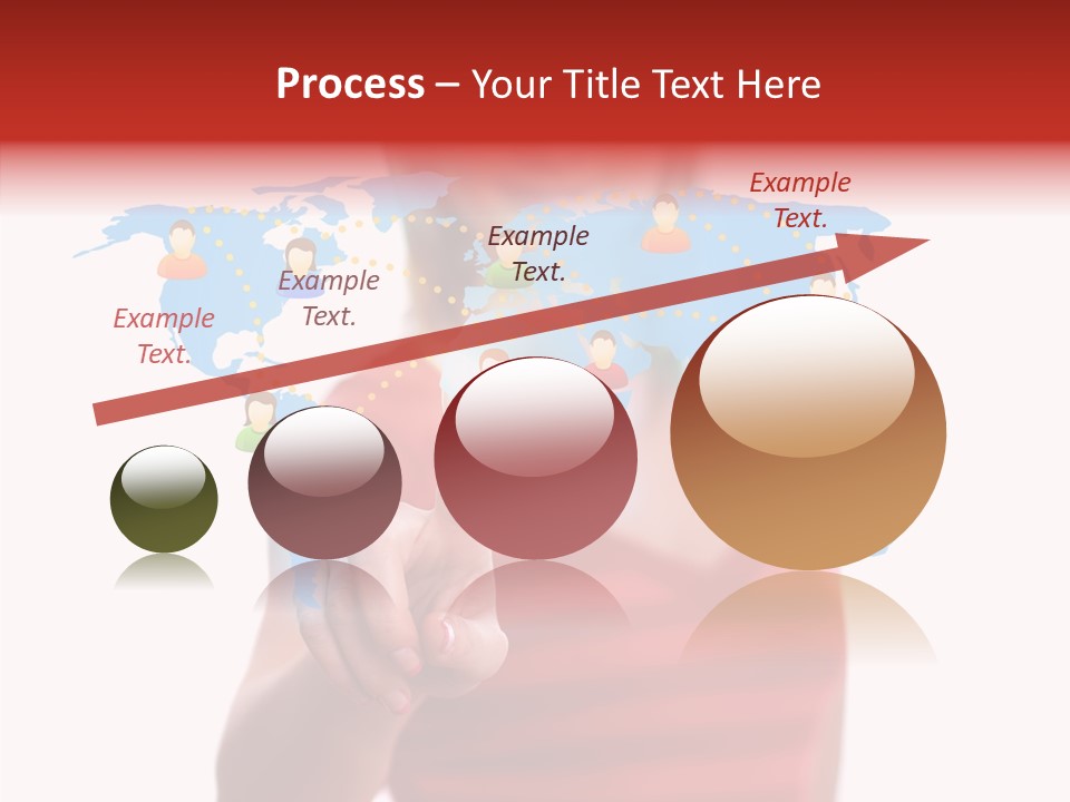 Man Friend Button PowerPoint Template