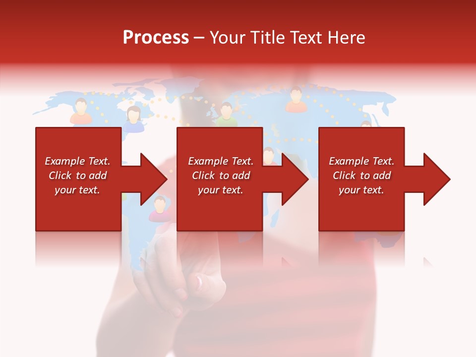 Man Friend Button PowerPoint Template