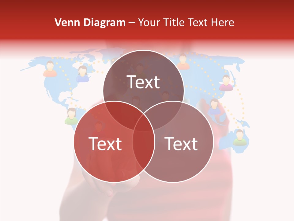 Man Friend Button PowerPoint Template