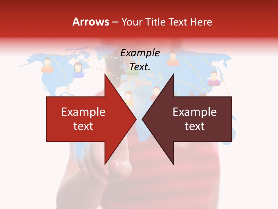 Man Friend Button PowerPoint Template