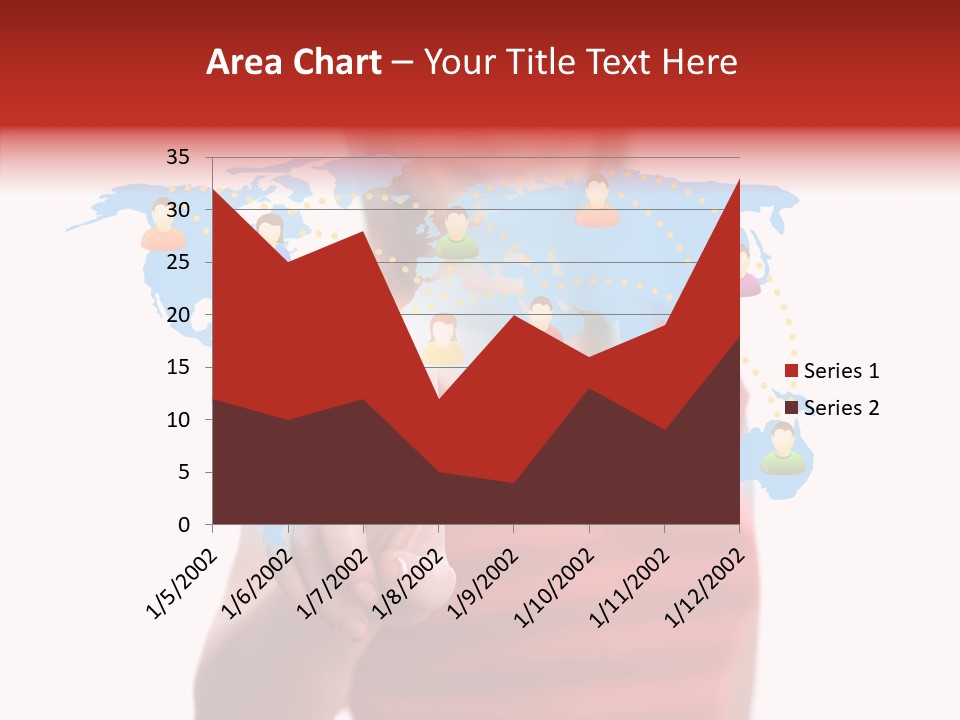 Man Friend Button PowerPoint Template