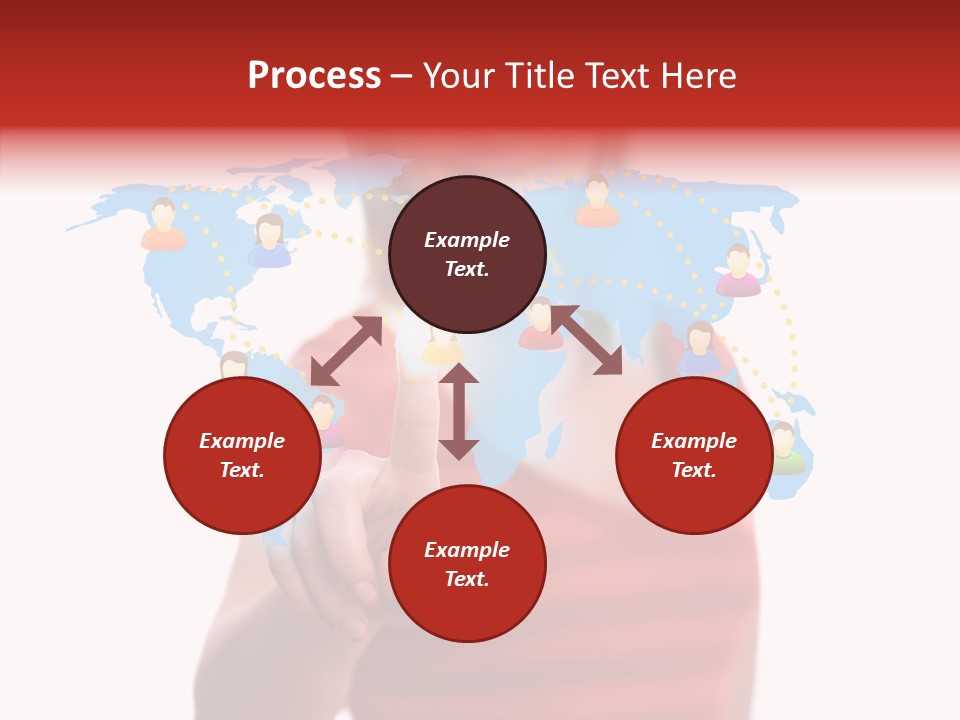 Man Friend Button PowerPoint Template