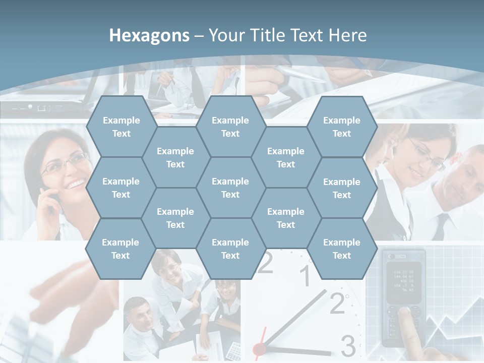 Clock Plan News PowerPoint Template