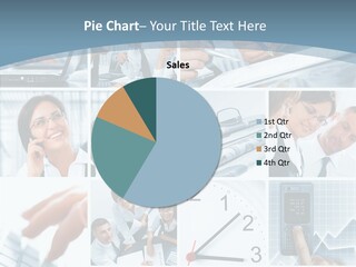 Clock Plan News PowerPoint Template