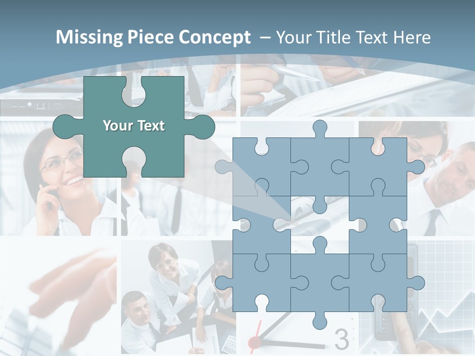 Clock Plan News PowerPoint Template