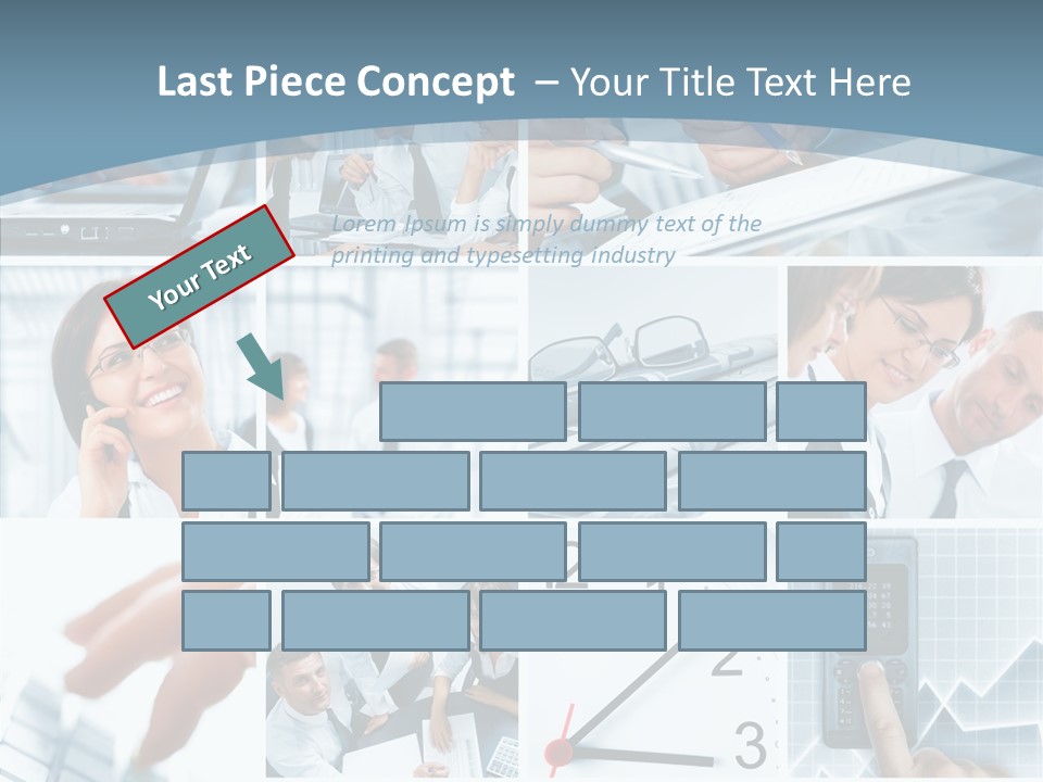 Clock Plan News PowerPoint Template