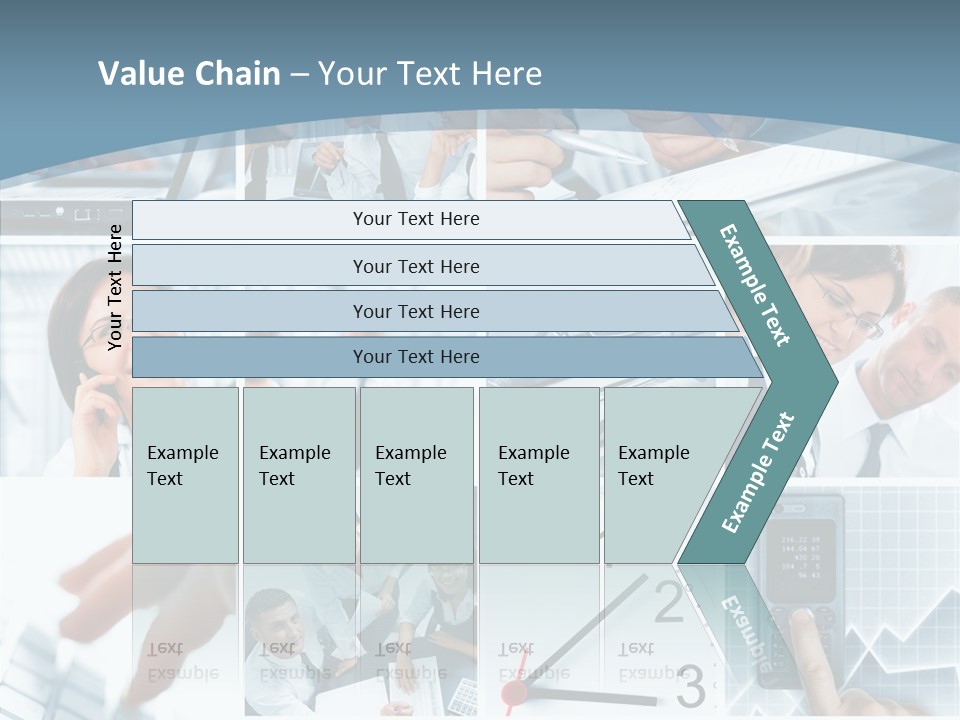 Clock Plan News PowerPoint Template