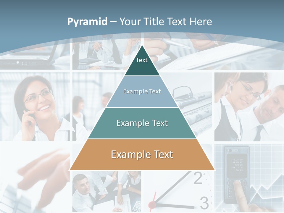 Clock Plan News PowerPoint Template