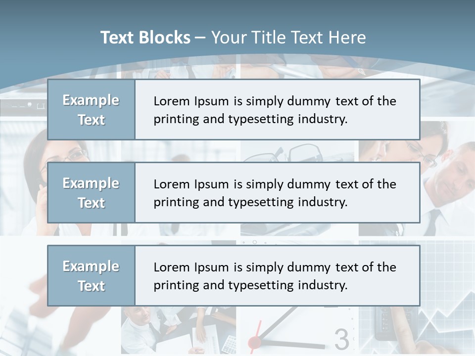 Clock Plan News PowerPoint Template