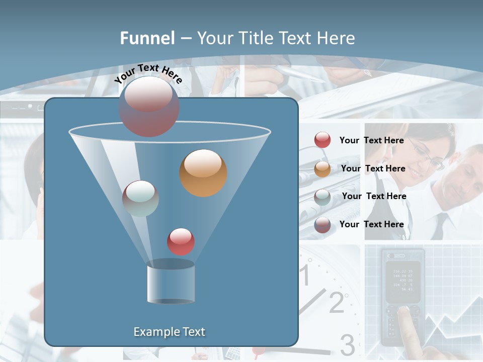 Clock Plan News PowerPoint Template