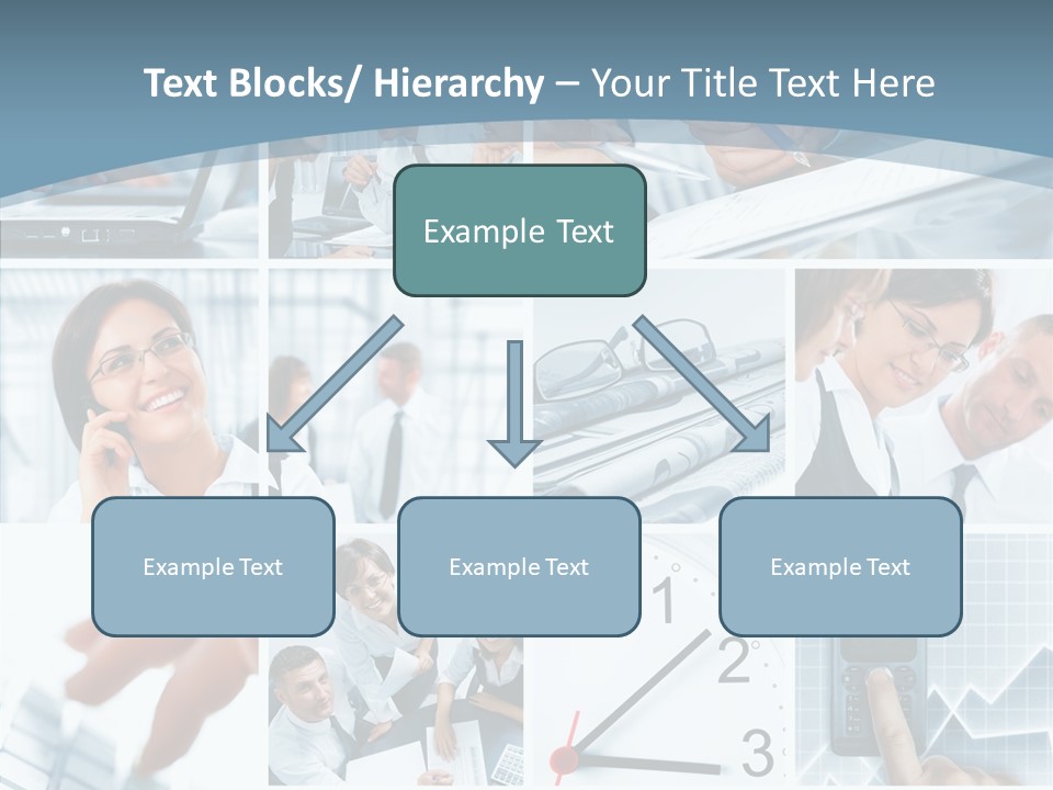 Clock Plan News PowerPoint Template