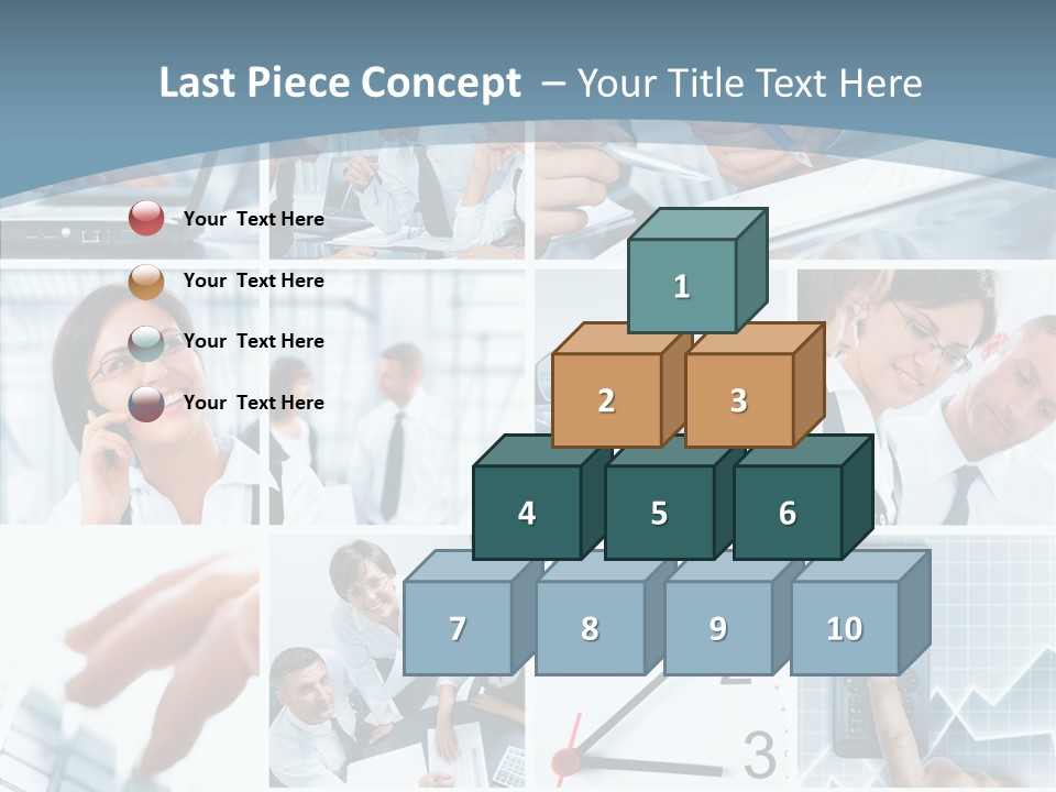 Clock Plan News PowerPoint Template