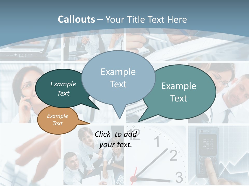 Clock Plan News PowerPoint Template
