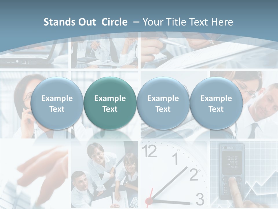 Clock Plan News PowerPoint Template