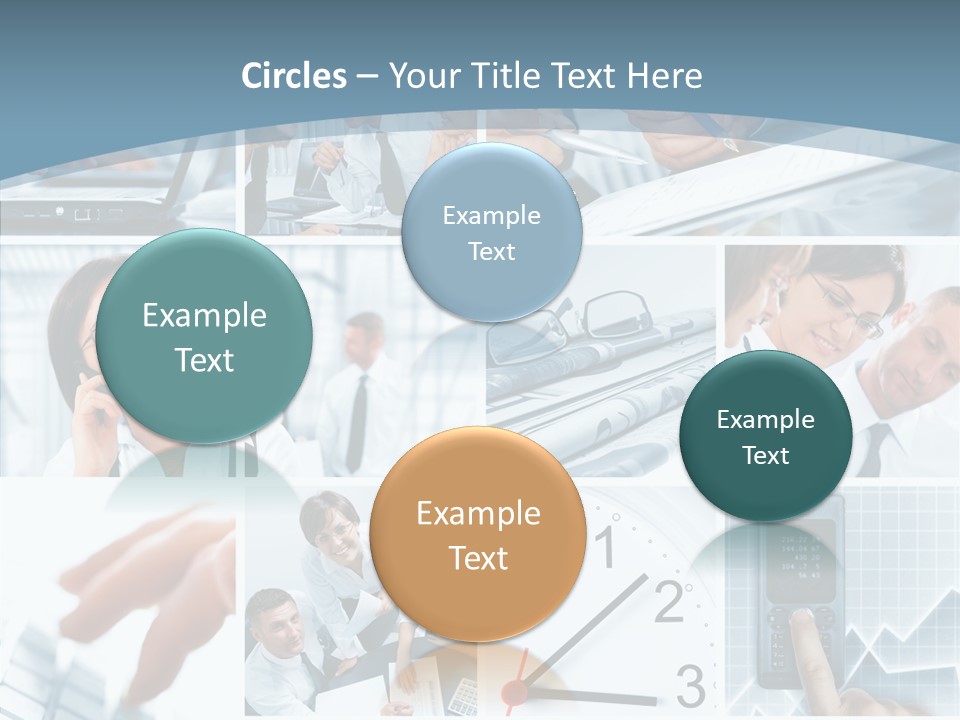Clock Plan News PowerPoint Template