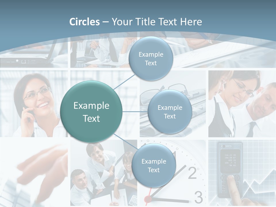 Clock Plan News PowerPoint Template