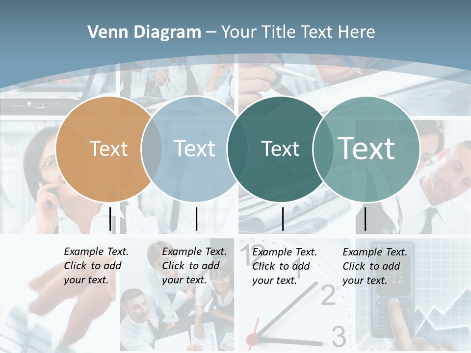 Clock Plan News PowerPoint Template