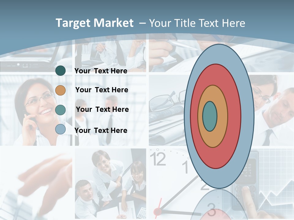 Clock Plan News PowerPoint Template