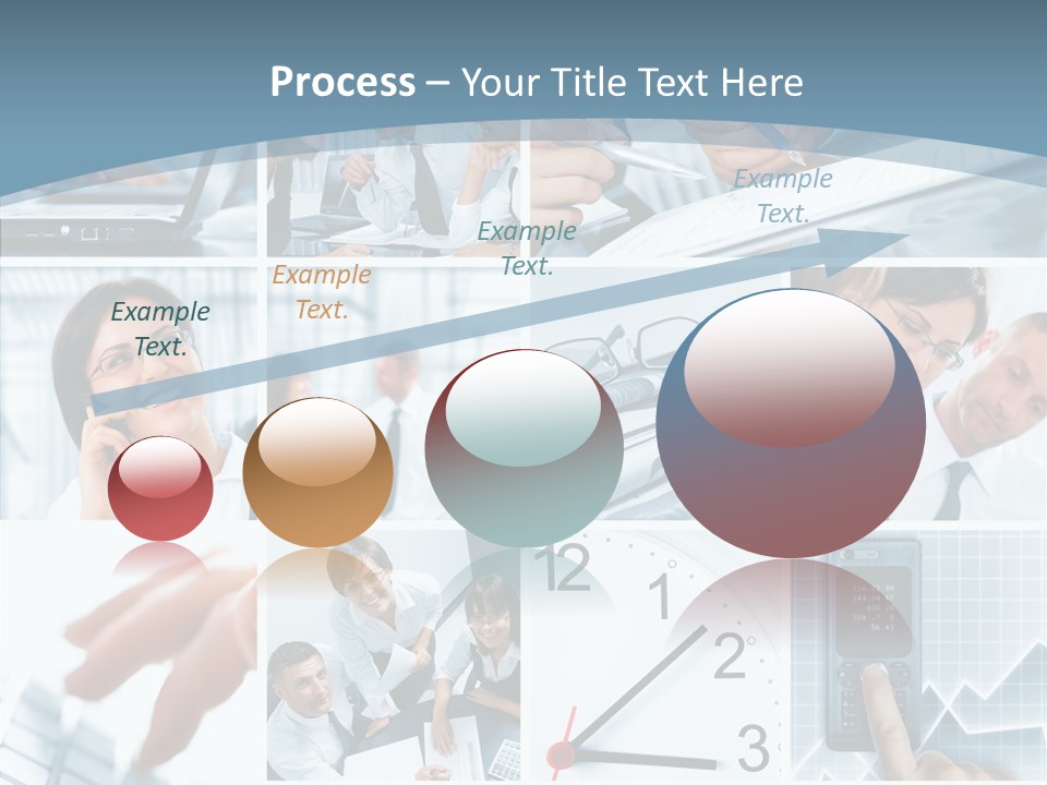 Clock Plan News PowerPoint Template