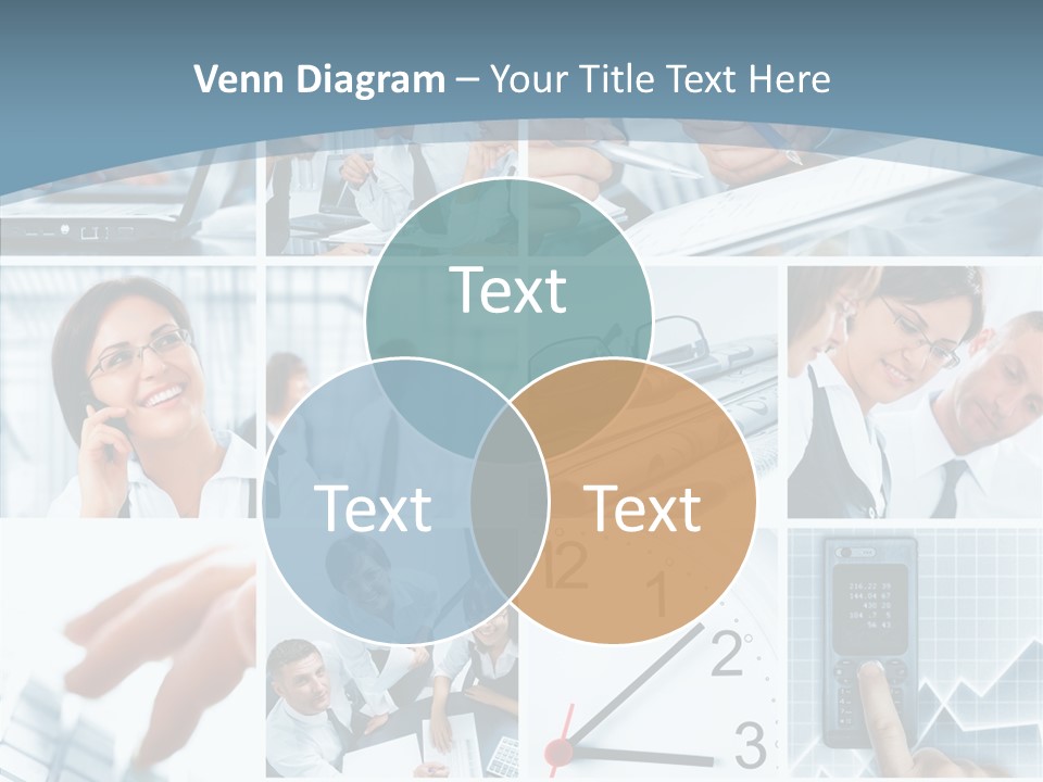 Clock Plan News PowerPoint Template