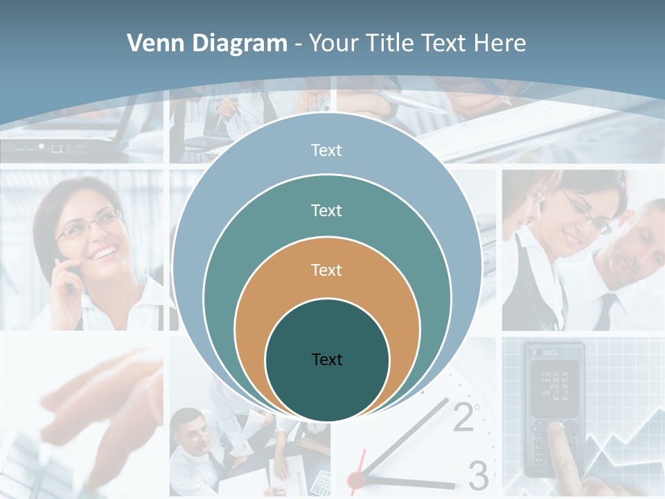 Clock Plan News PowerPoint Template