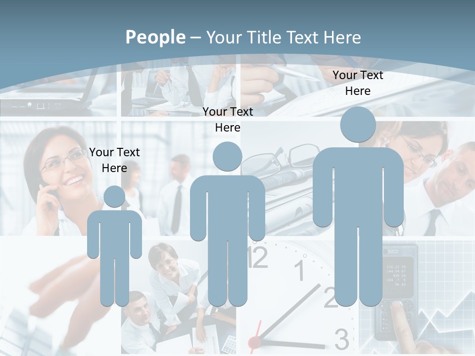 Clock Plan News PowerPoint Template
