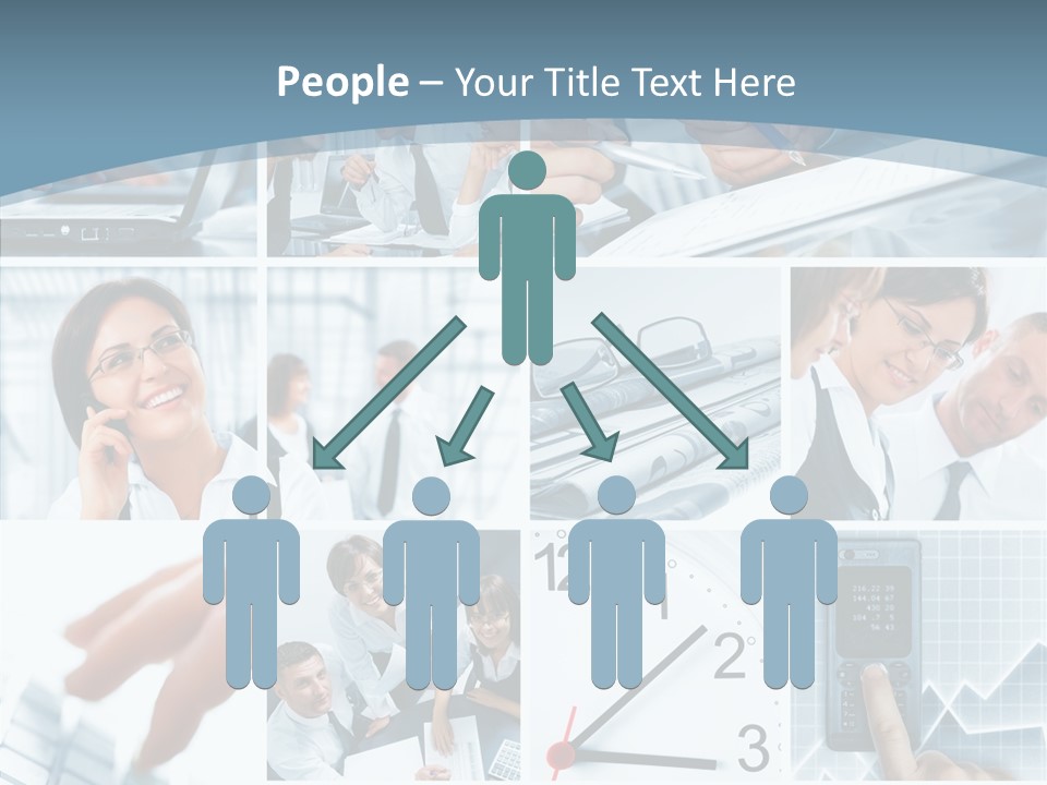 Clock Plan News PowerPoint Template