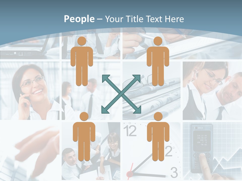 Clock Plan News PowerPoint Template