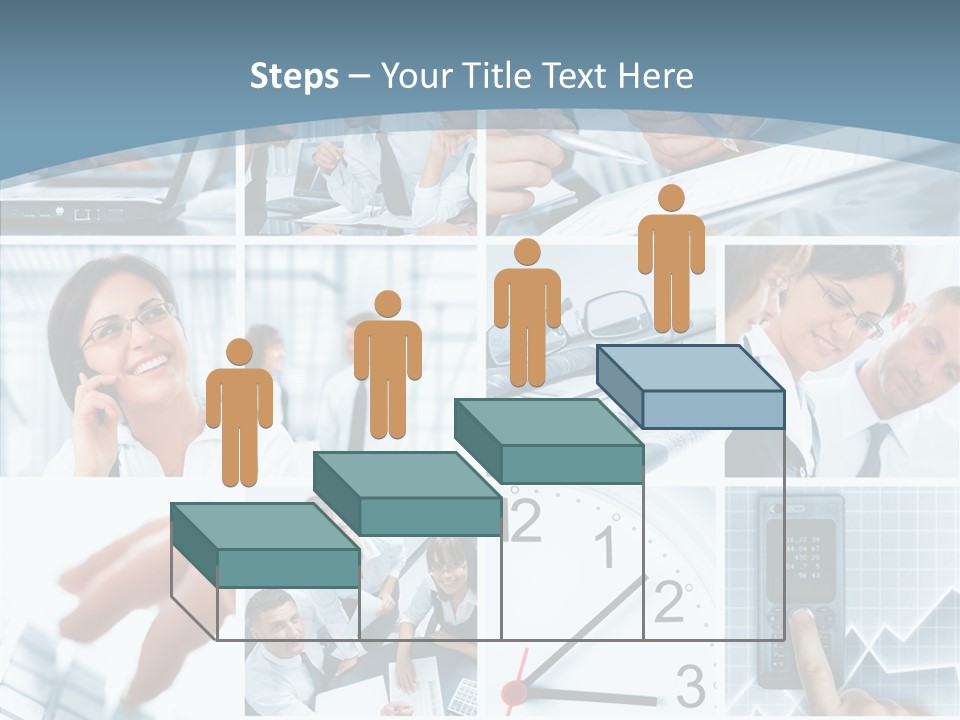 Clock Plan News PowerPoint Template