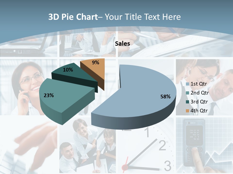 Clock Plan News PowerPoint Template