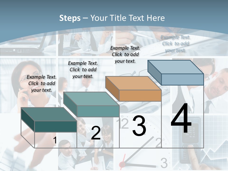 Clock Plan News PowerPoint Template