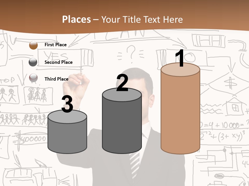 Glass Show Diagram PowerPoint Template