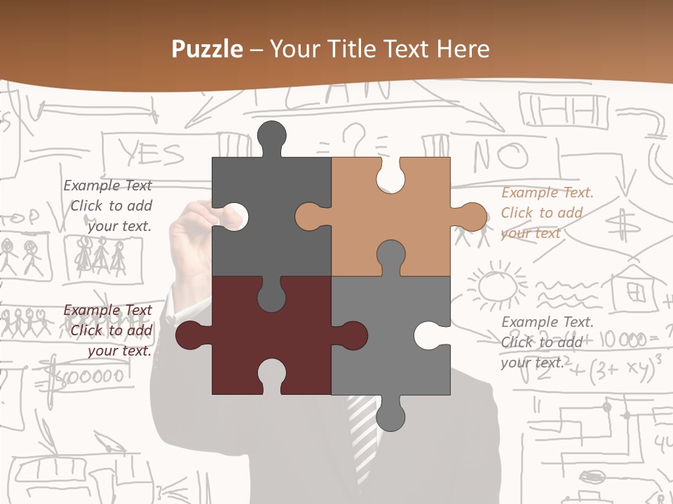 Glass Show Diagram PowerPoint Template
