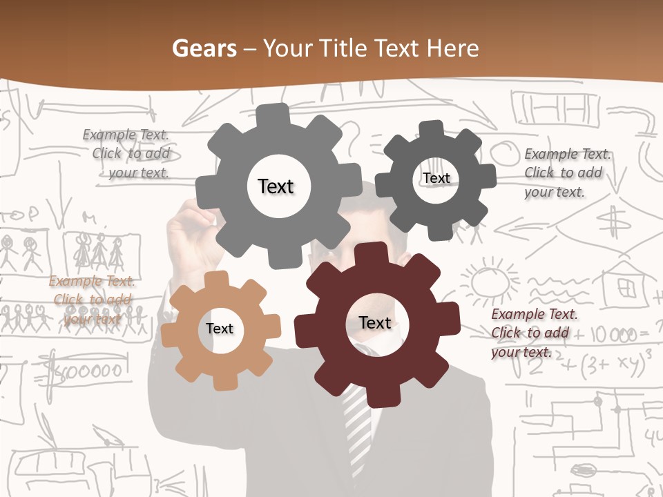 Glass Show Diagram PowerPoint Template