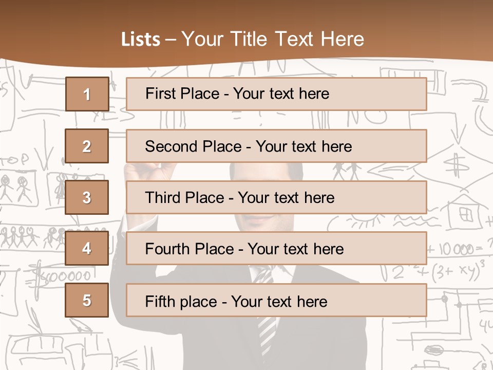 Glass Show Diagram PowerPoint Template