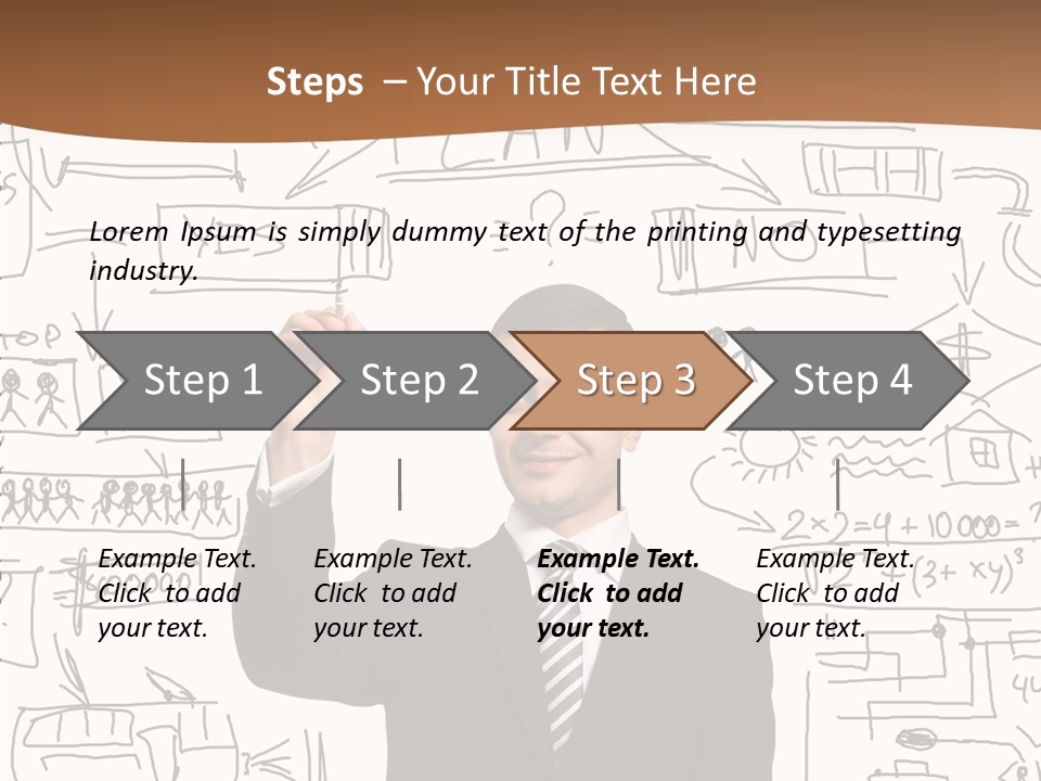 Glass Show Diagram PowerPoint Template