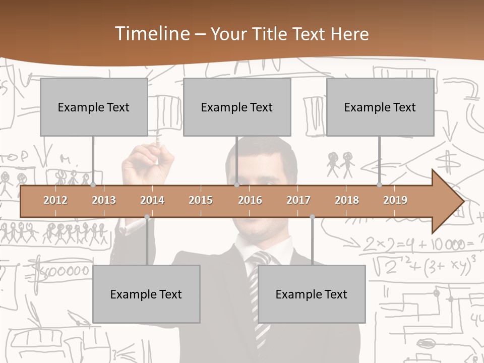 Glass Show Diagram PowerPoint Template