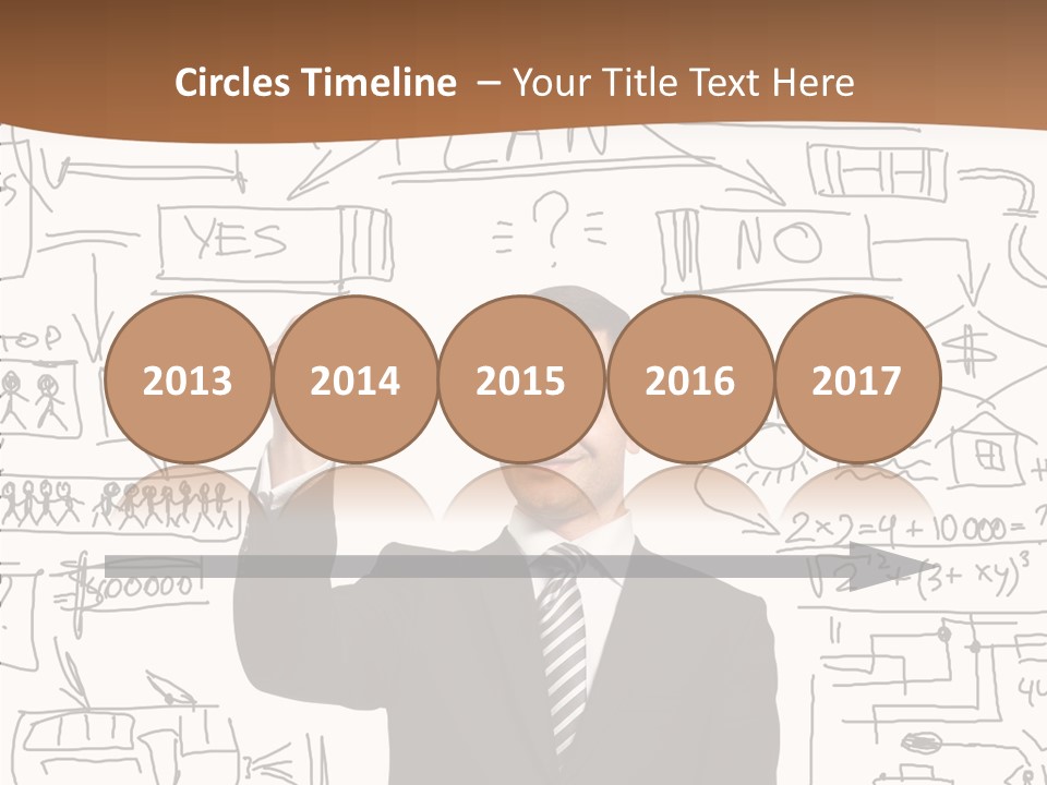 Glass Show Diagram PowerPoint Template