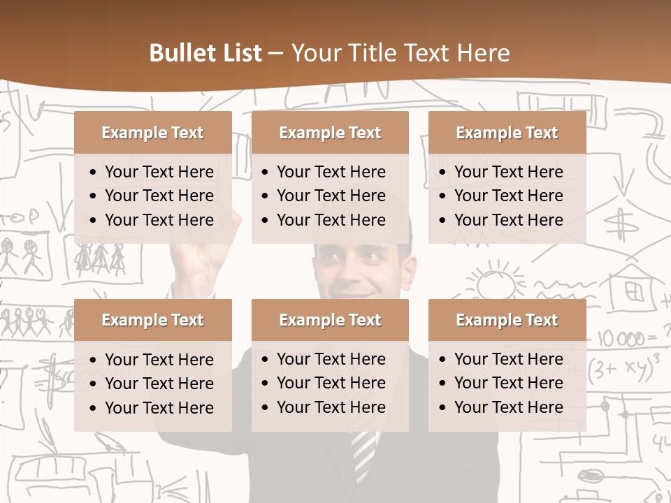 Glass Show Diagram PowerPoint Template