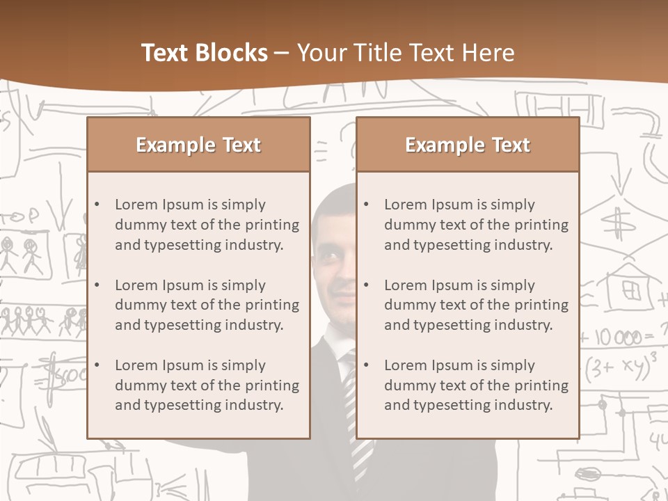Glass Show Diagram PowerPoint Template