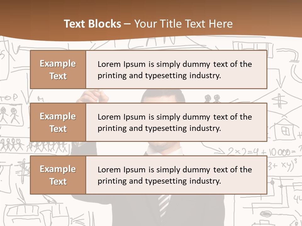 Glass Show Diagram PowerPoint Template