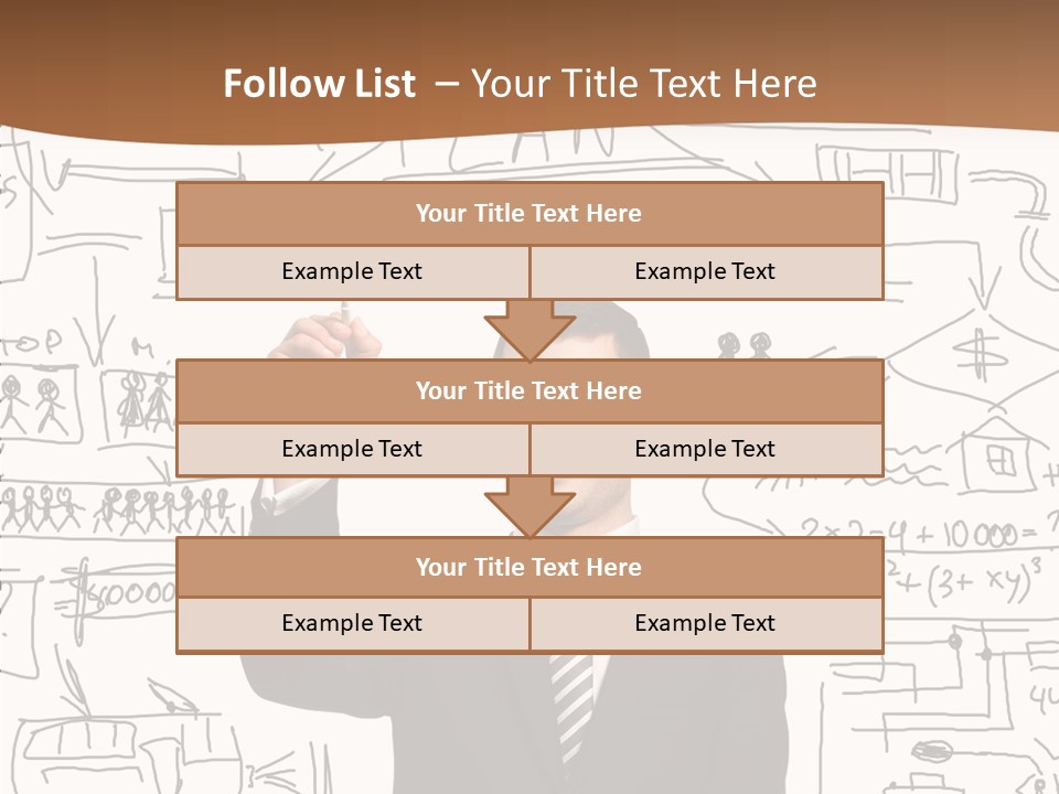 Glass Show Diagram PowerPoint Template