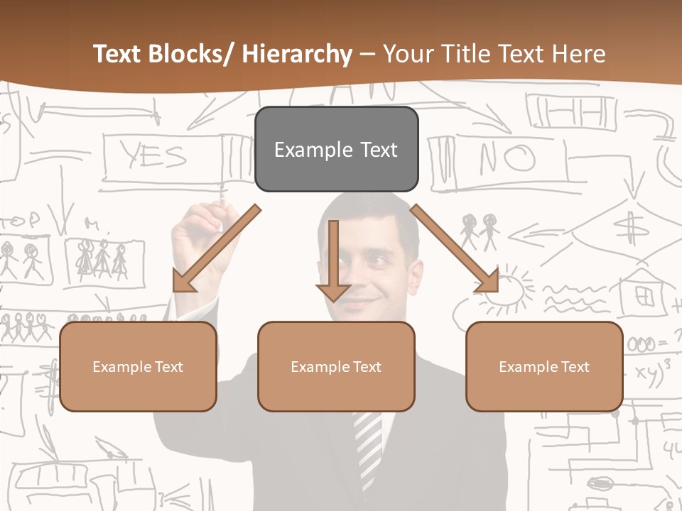 Glass Show Diagram PowerPoint Template
