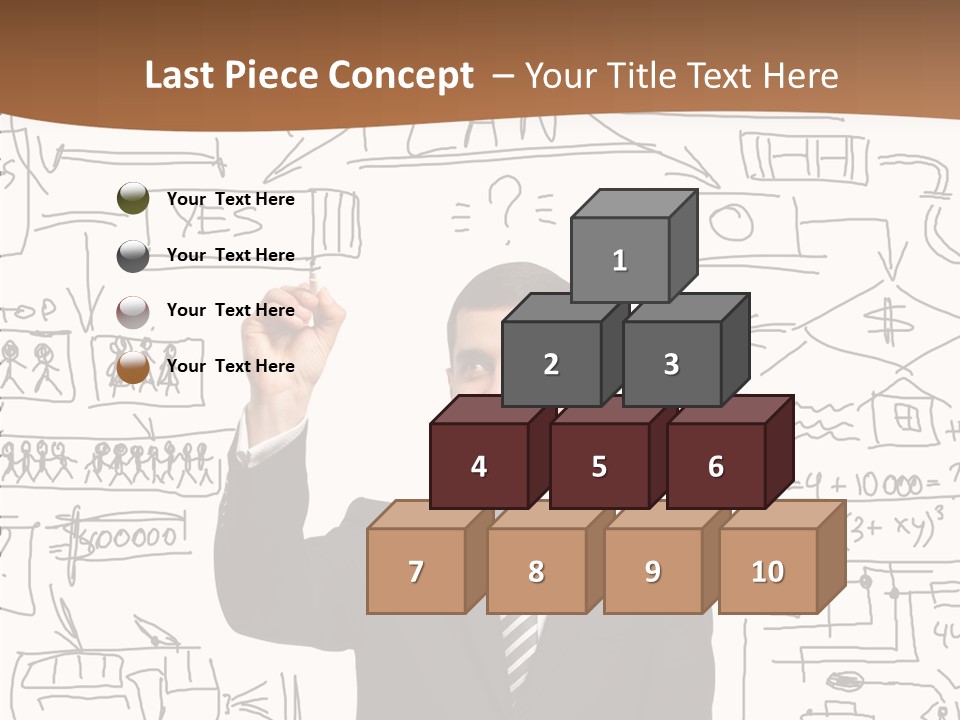 Glass Show Diagram PowerPoint Template