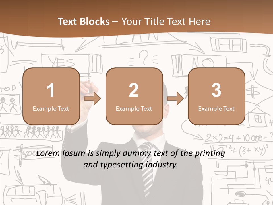 Glass Show Diagram PowerPoint Template