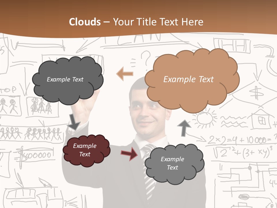 Glass Show Diagram PowerPoint Template
