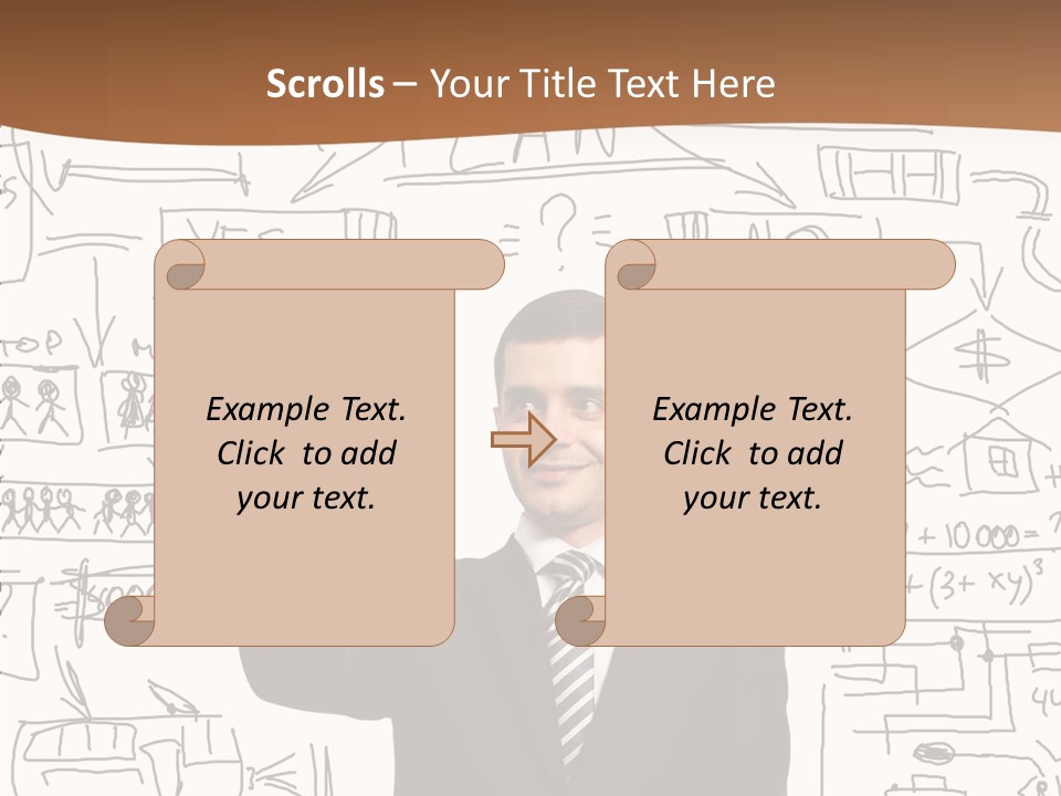 Glass Show Diagram PowerPoint Template