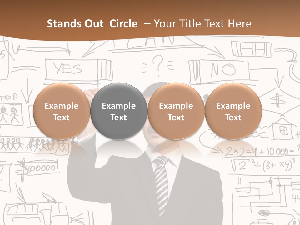 Glass Show Diagram PowerPoint Template